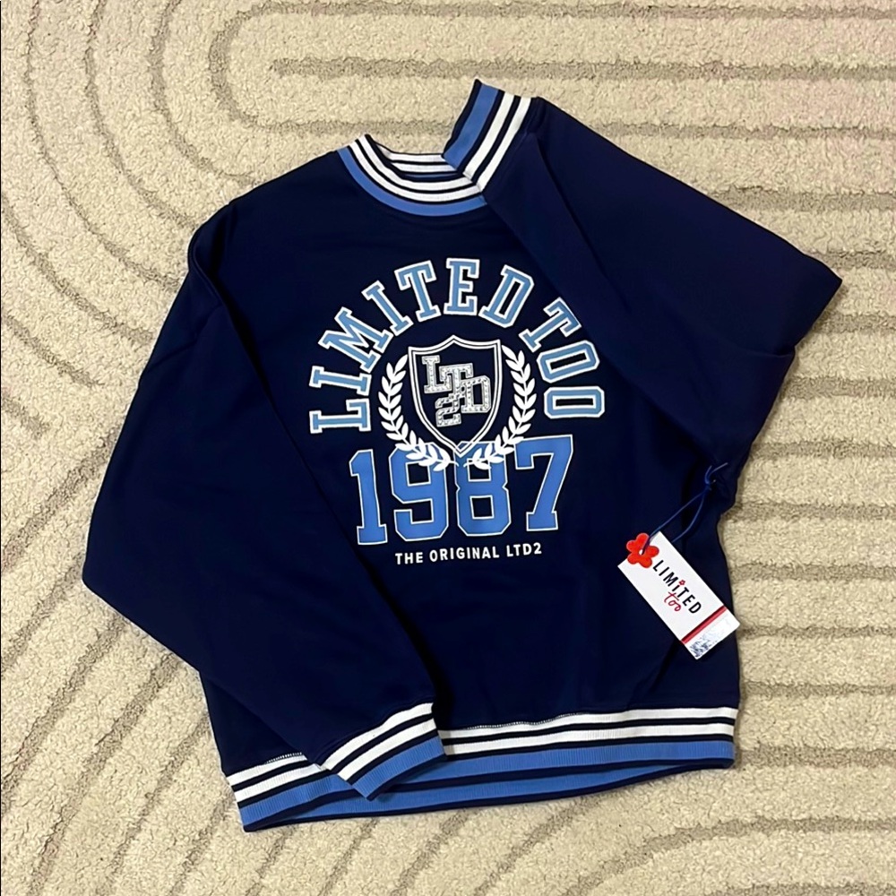 Limited Too Navy Blue Sweatshirt